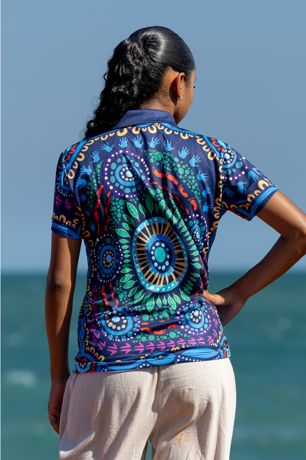 An Abundance Of Culture Women's Fitted Polo Shirt