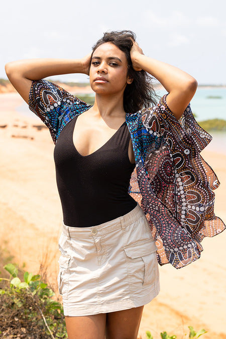 Heal Our Nura Chiffon Shawl