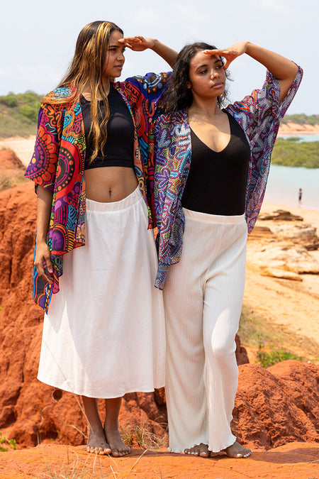 Woka Land-Ground Rectangle Chiffon Scarf