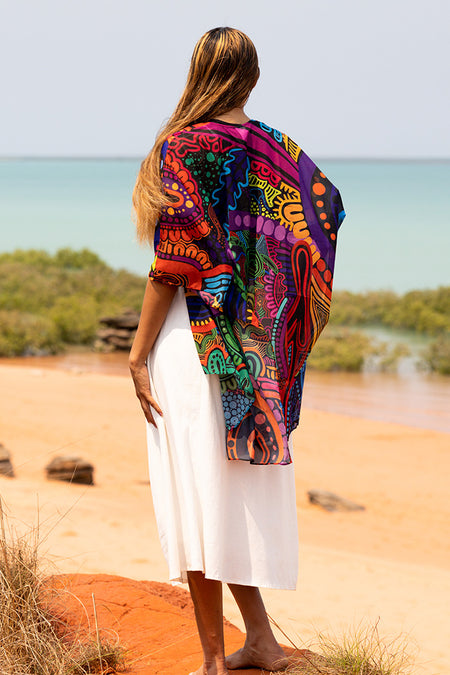 Woka Land-Ground Rectangle Chiffon Scarf