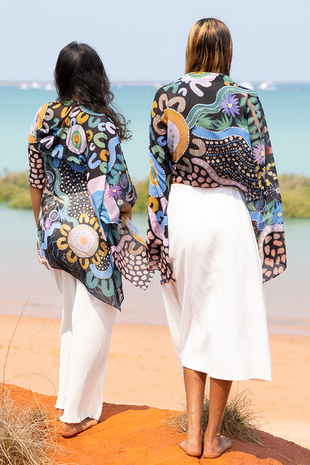 Two Worlds Chiffon Scarf