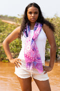 A Woman's Connection Rectangle Chiffon Scarf