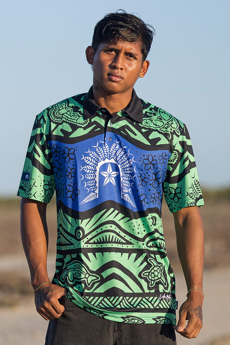 Winds Of Hope, Sea Of Glory Unisex Polo Shirt