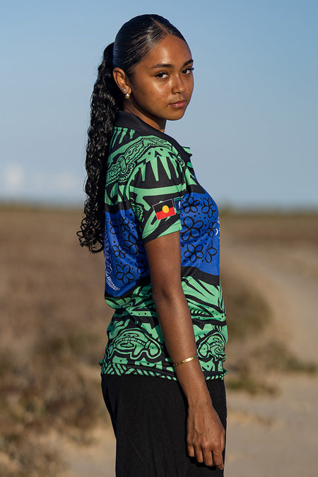 Winds Of Hope, Sea Of Glory Women's Fitted Polo Shirt