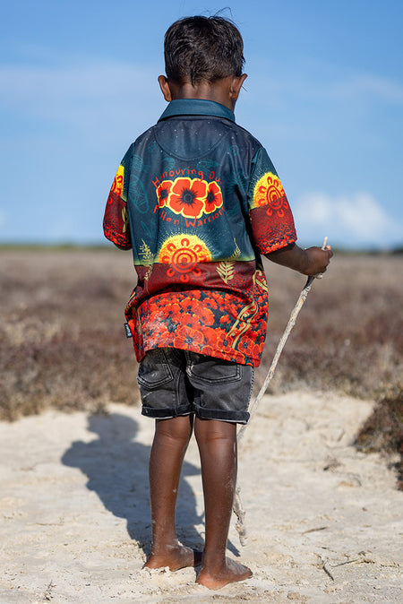 Honouring Our Fallen Warriors Kids Polo Shirt