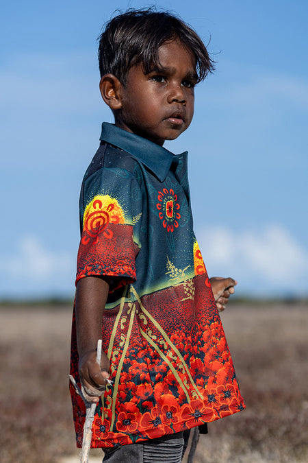 Honouring Our Fallen Warriors Kids Polo Shirt