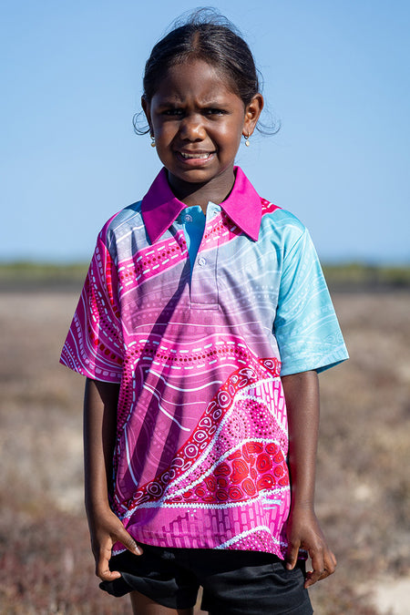 Mallee Sunsets Essence Kids Polo Shirt