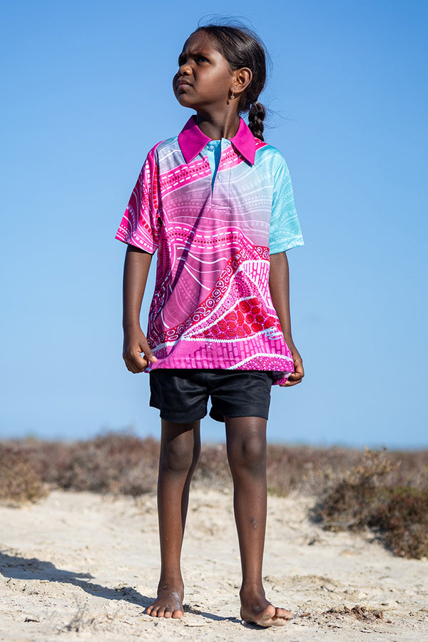 Mallee Sunsets Essence Kids Polo Shirt