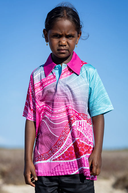 Mallee Sunsets Essence Kids Polo Shirt