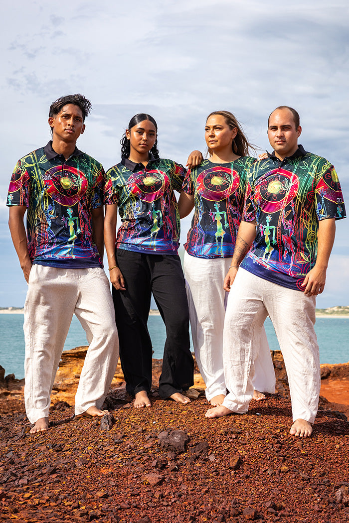 Celestial Rhythms NAIDOC 2025 Women's Fashion Top