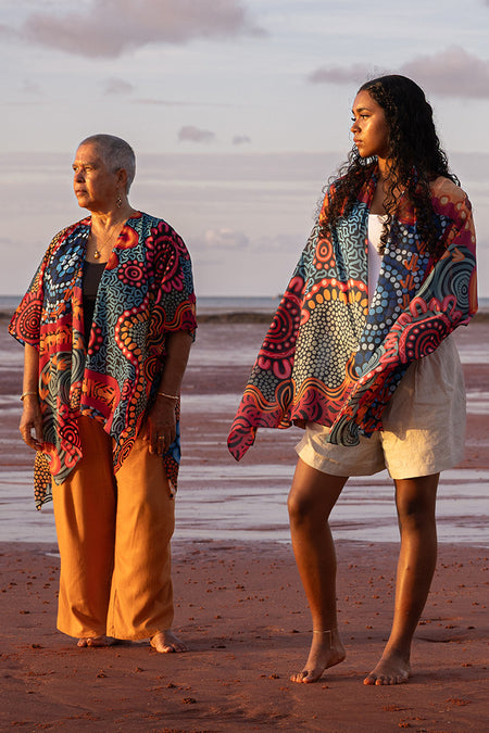 Wurung (Branches) Rectangle Chiffon Scarf