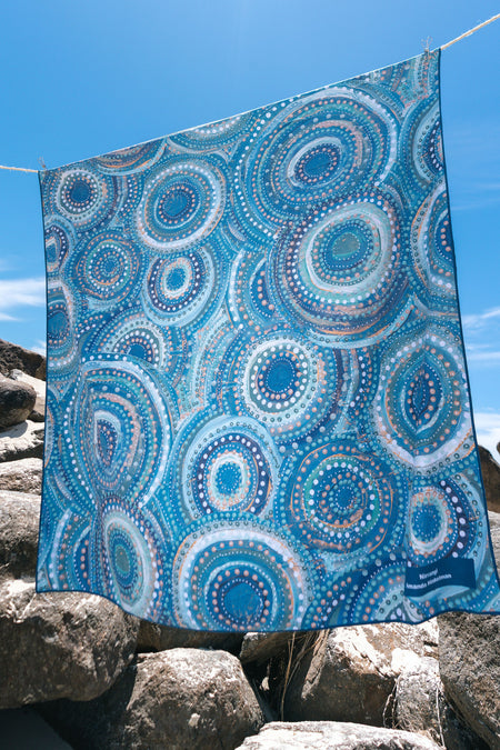 Nirrangi Sand Free rPET Beach Towel (160x160cm)