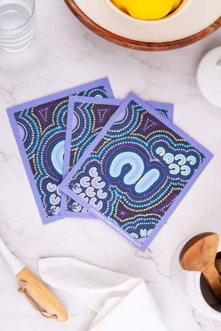 Koorrookee 'Grandmother' Sponge Dish Cloth (3 Pack)