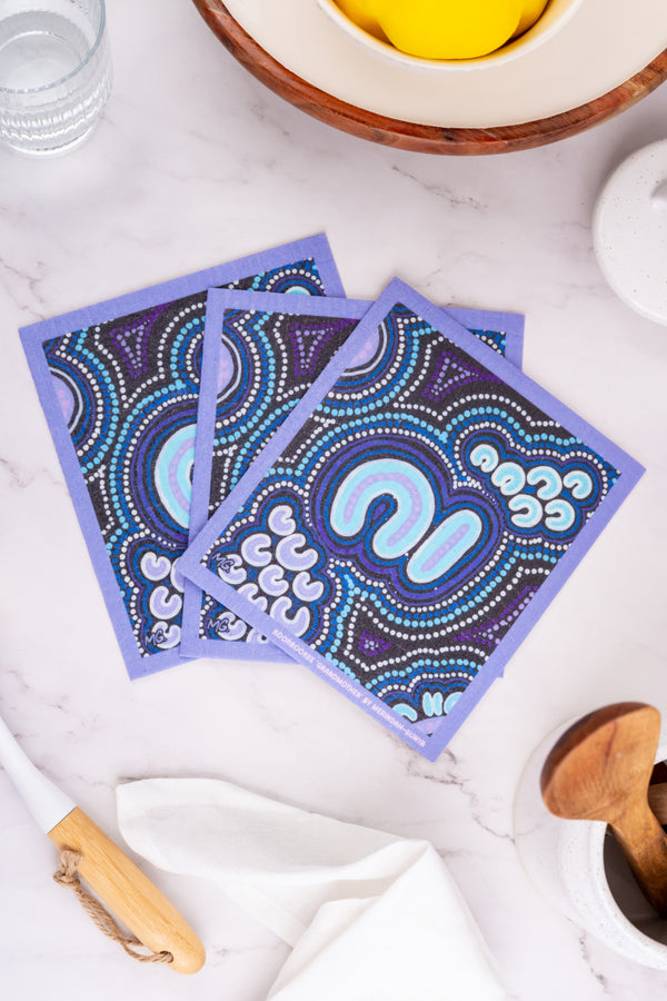 Koorrookee 'Grandmother' Sponge Dish Cloth (3 Pack)