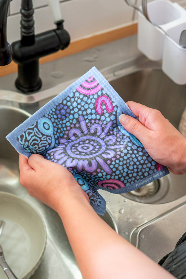 Flourish Sponge Dish Cloth (3 Pack)