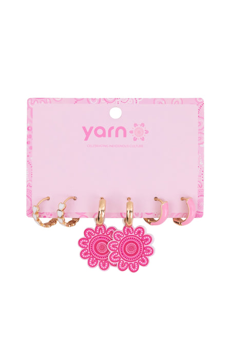 Sacred Women's Way Hoop Earrings