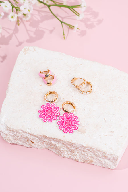 Sacred Women's Way Hoop Earrings