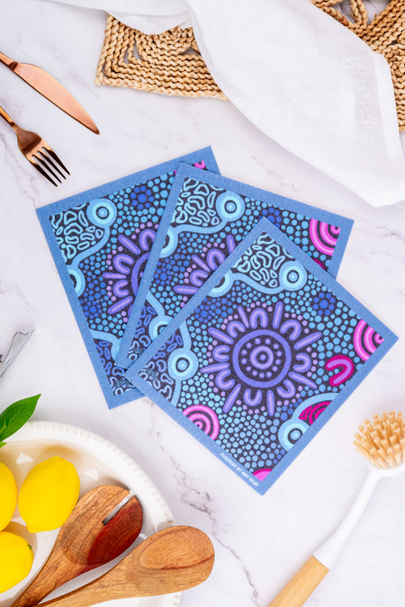 Flourish Sponge Dish Cloth (3 Pack)