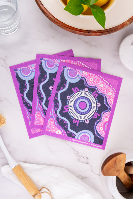 A Woman's Connection Sponge Dish Cloth (3 Pack)