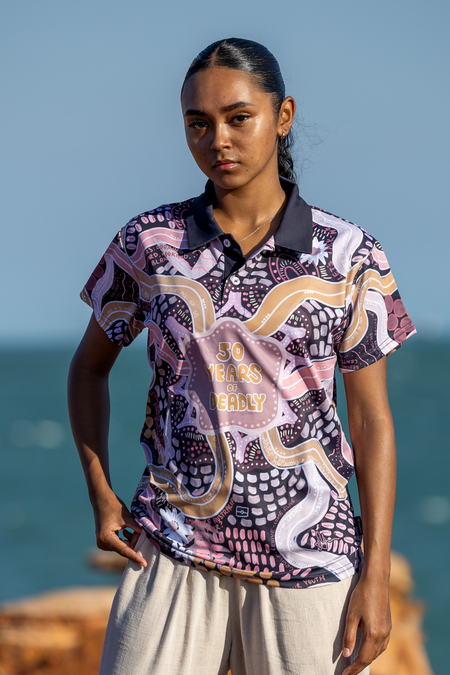 Still Deadly NAIDOC 2026 Women's Fitted Polo Shirt