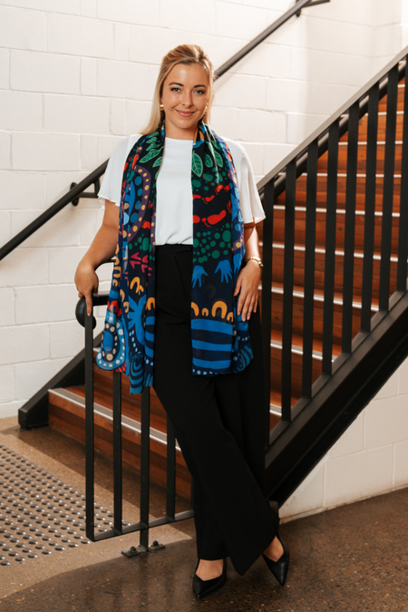 An Abundance Of Culture NAIDOC 2026 Rectangle Chiffon Scarf