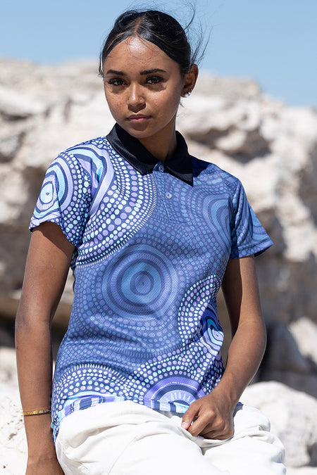 Our Future, Together Bamboo Essence Women's Fitted Polo Shirt