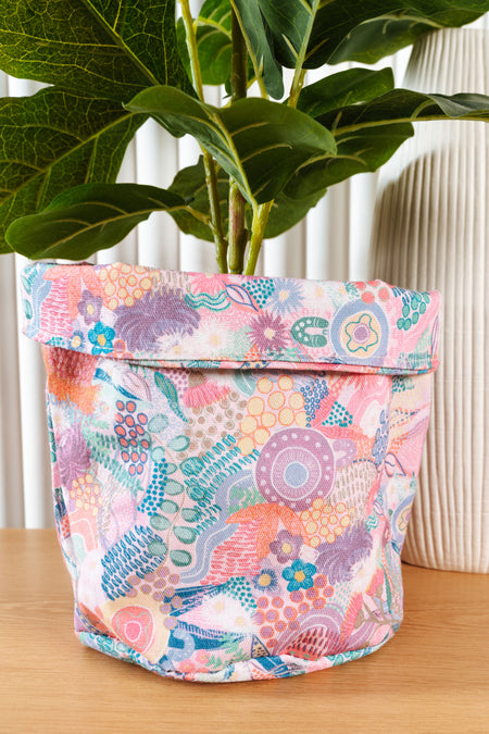 Flowers Along the River Plant Pot