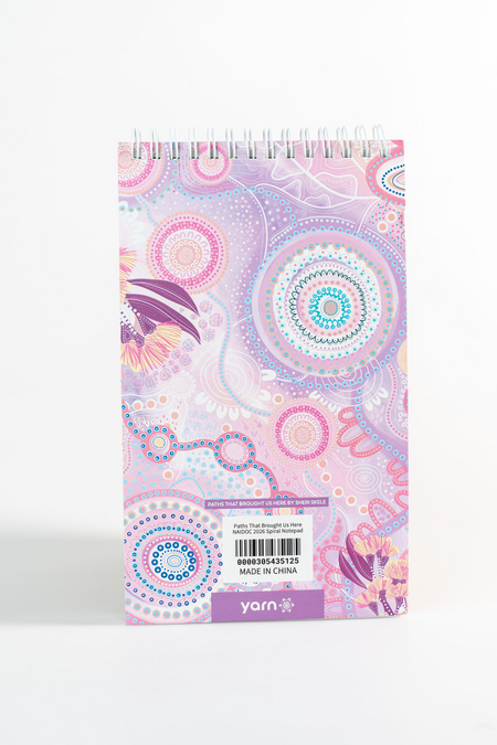 Paths That Brought Us Here NAIDOC 2026 Spiral Notepad