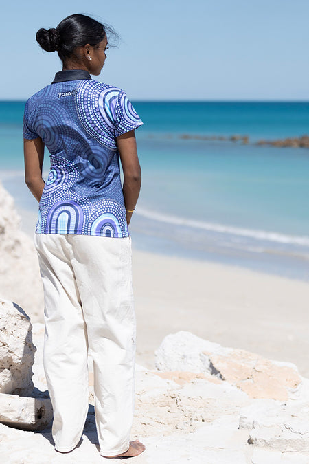 Our Future, Together Bamboo Essence Women's Fitted Polo Shirt