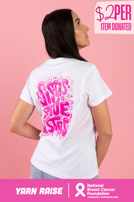 Sistas Save Sistas White Cotton Crew Neck Women's T-Shirt
