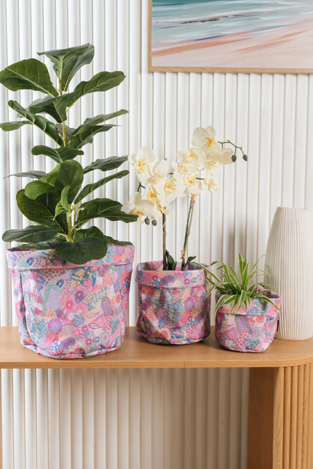 Flowers Along the River Plant Pot