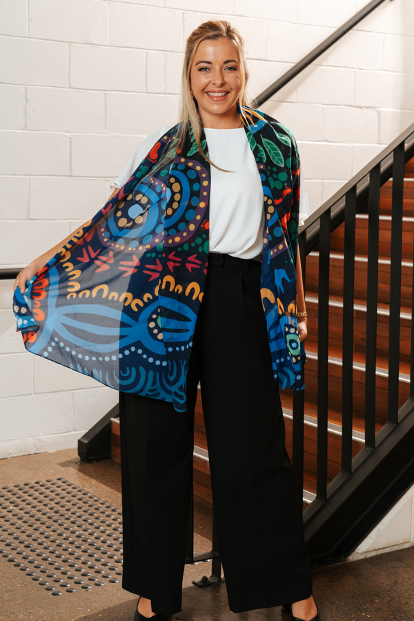 An Abundance Of Culture NAIDOC 2026 Chiffon Shawl