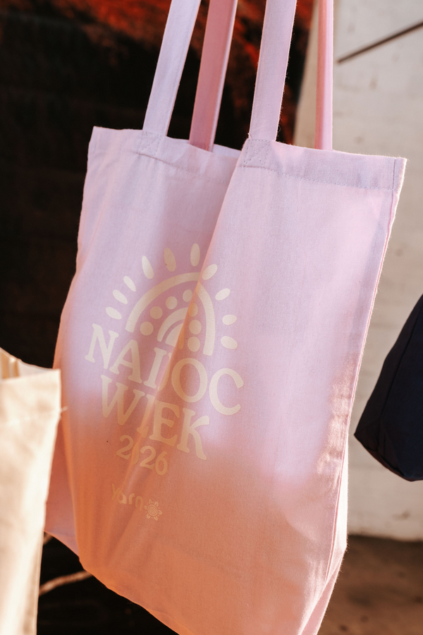 (Bulk) Core NAIDOC Week 2026 Lilac Long Handle Cotton Tote Bag