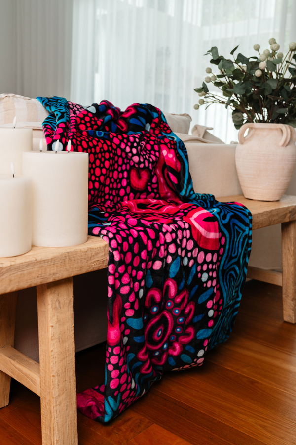 Badhiin Flannel Throw Blanket (150cm x 200cm)