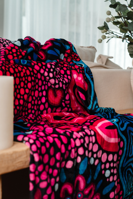 Badhiin Flannel Throw Blanket (150cm x 200cm)