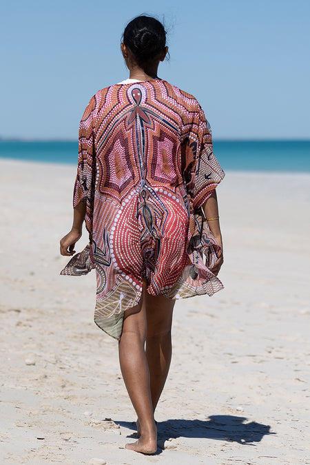 Leaving Footprints Chiffon Shawl