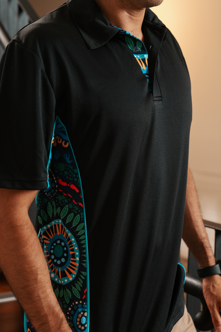 An Abundance Of Culture Bamboo (Simpson) Unisex Polo Shirt