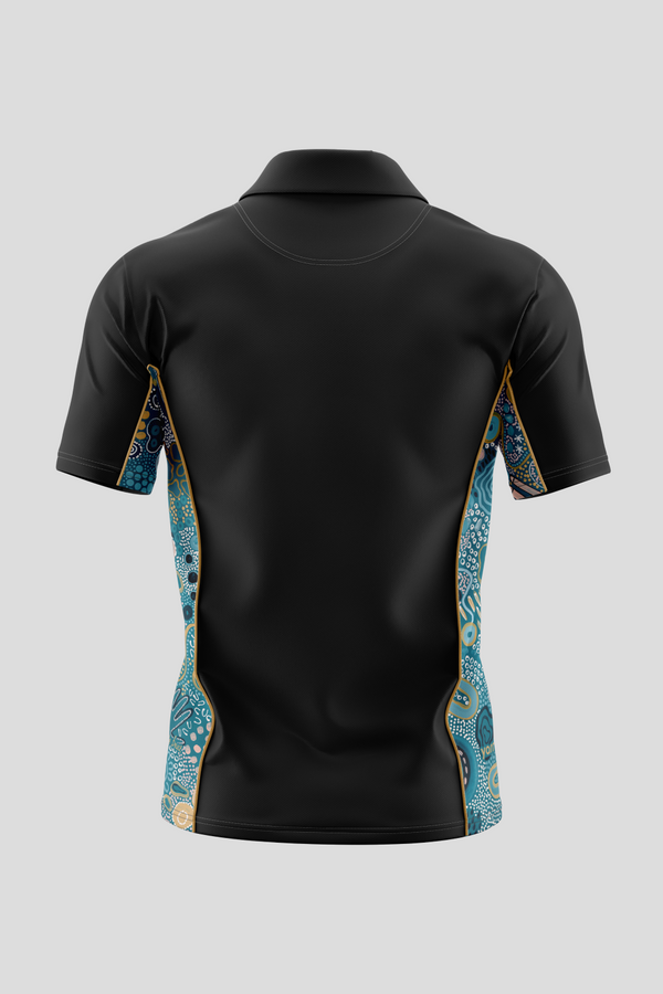 Moorditj Koorliny (Strong Journey) NAIDOC 2026 Bamboo (Simpson) Unisex Polo Shirt