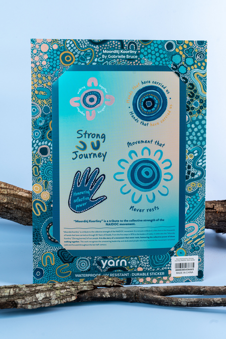 Moorditj Koorliny (Strong Journey) NAIDOC 2026 Sticker
