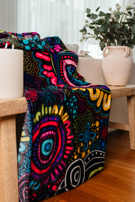 Together Flannel Throw Blanket (150cm x 200cm) - Pride Worn Proudly