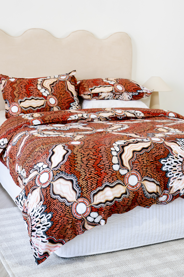 Freshwater Saltwater Linen Blend Quilt Cover Set