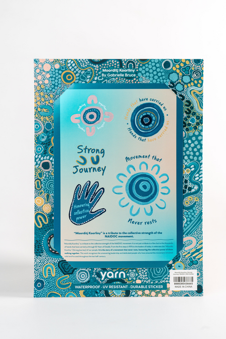 Moorditj Koorliny (Strong Journey) NAIDOC 2026 Sticker