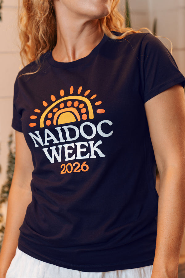 Core NAIDOC Week 2026 Navy Cotton Everyday Women's T-Shirt