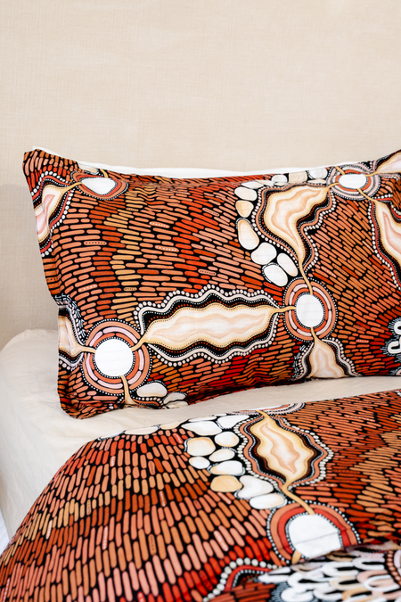 Freshwater Saltwater Linen Blend Quilt Cover Set