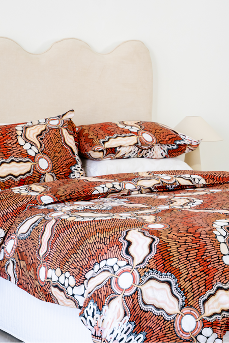 Freshwater Saltwater Linen Blend Quilt Cover Set