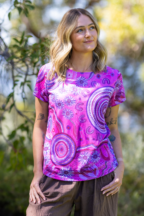 Pink Spring Women's Fashion Top