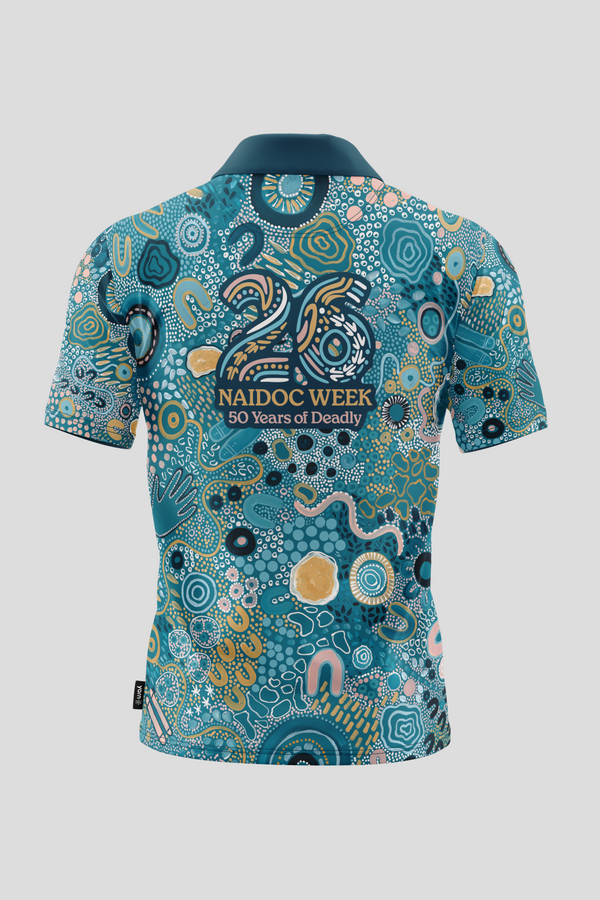 (Bulk) Moorditj Koorliny (Strong Journey) NAIDOC 2026 Unisex Polo Shirt