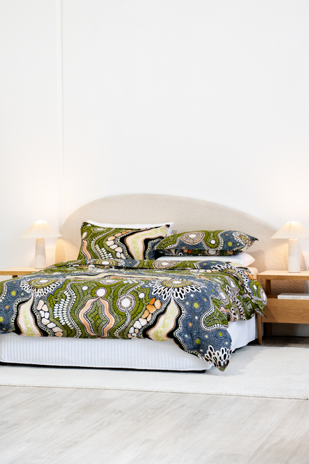 Our Line Linen Blend Quilt Cover Set