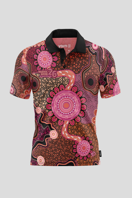 (Bulk) Celebration Through Generations NAIDOC 2026 Unisex Polo Shirt