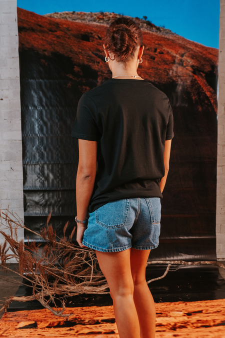 50 Years of Deadly NAIDOC Week 2026 Black Cotton Crew Neck Kids T-Shirt